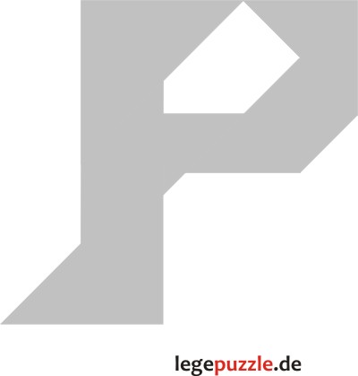 Tangram Buchstabe P