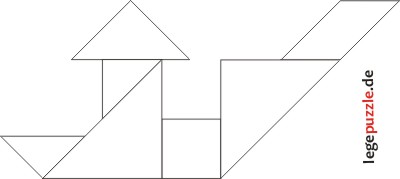 Tangram Lsung Schiff