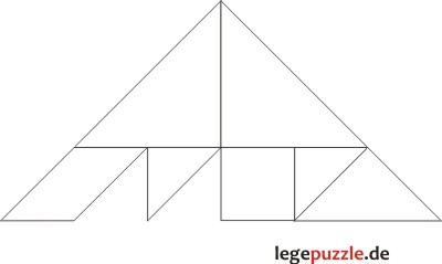 Tangram Lösung Dreieck