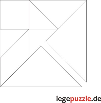 Tangram Lösung Quadrat