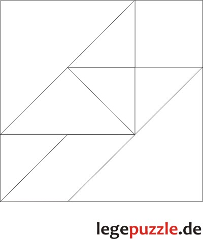 Tangram Lösung Quadrat