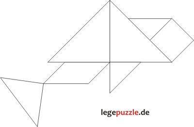 Tangram Lsung Fisch