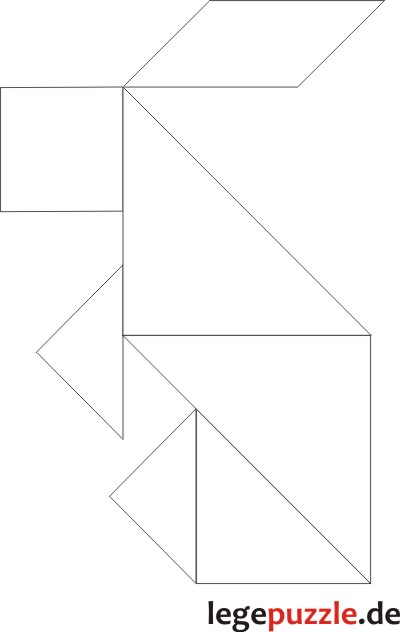 Tangram Lsung Hase