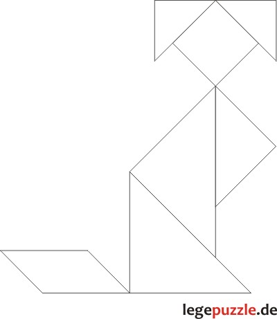 Tangram Lsung Hund