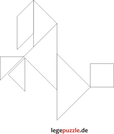 Tangram Lsung Pferd