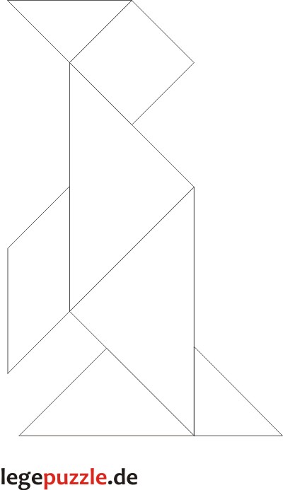 Tangram Lsung Pinguin